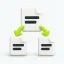 Page extraction icon for the PDF splitter tool