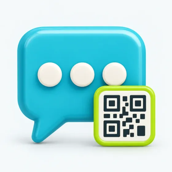 SMS QR Code Generator for Number and Message
