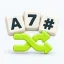 Letters and symbols icon for the random string generator tool
