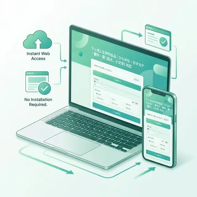 セキュアな乱数パスワードを生成してアクセス管理やシステム運用をサポートするイメージ