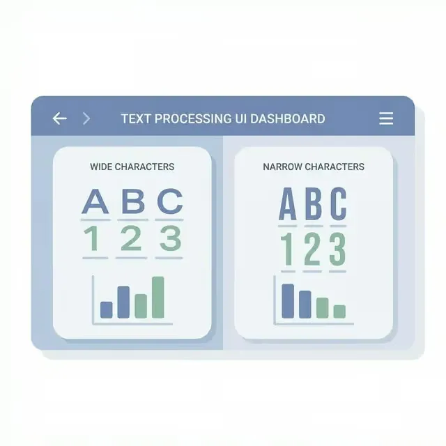 全角文字と半角文字を一括で綺麗に変換・整形するテキスト自動変換ツールのUIイメージ
